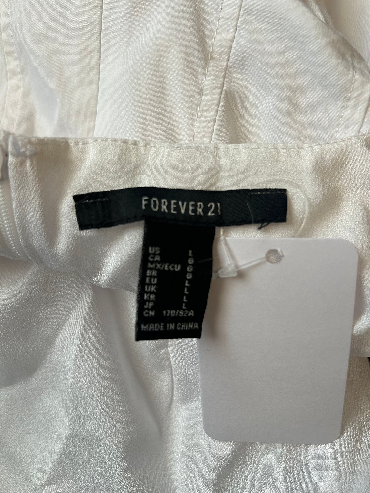 Forever 21 White Dress L