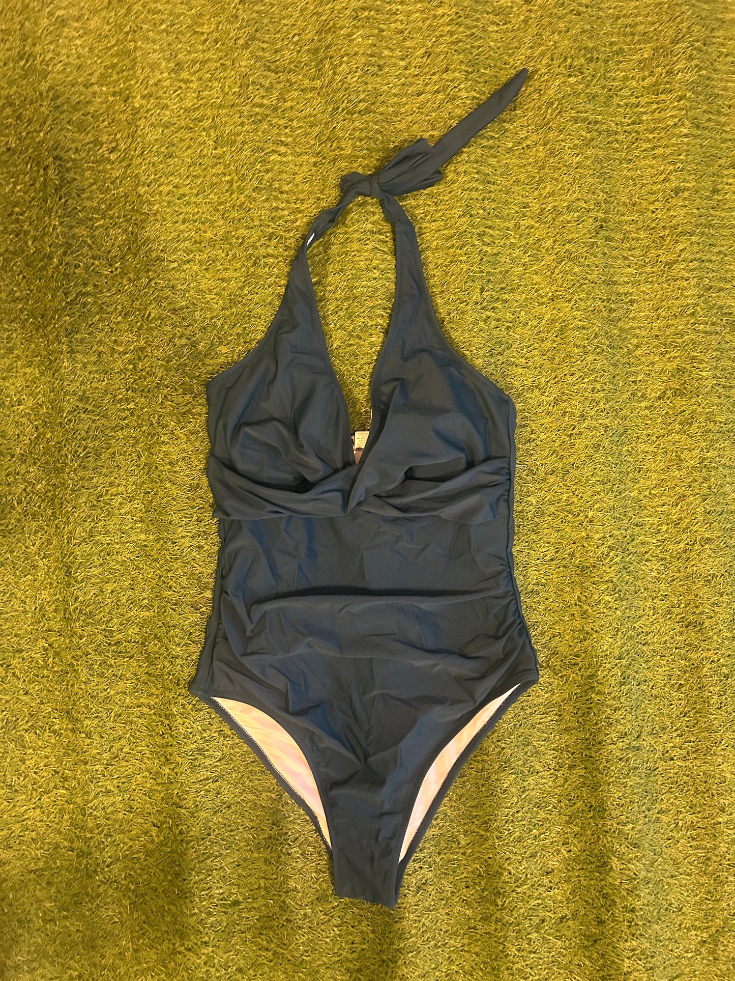 Teal One Piece Swimsuit S