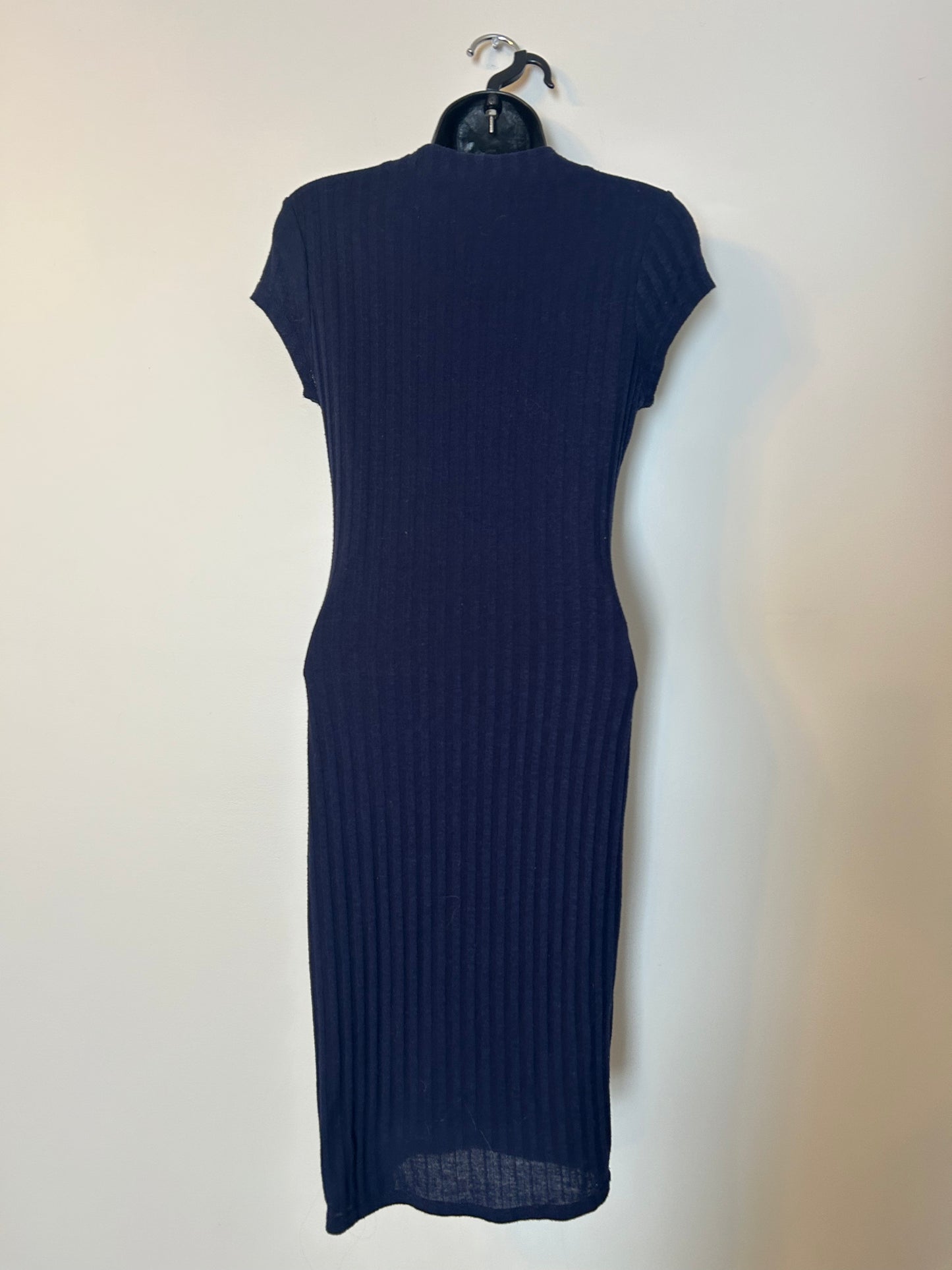 Poetry Navy Ribbed Dress