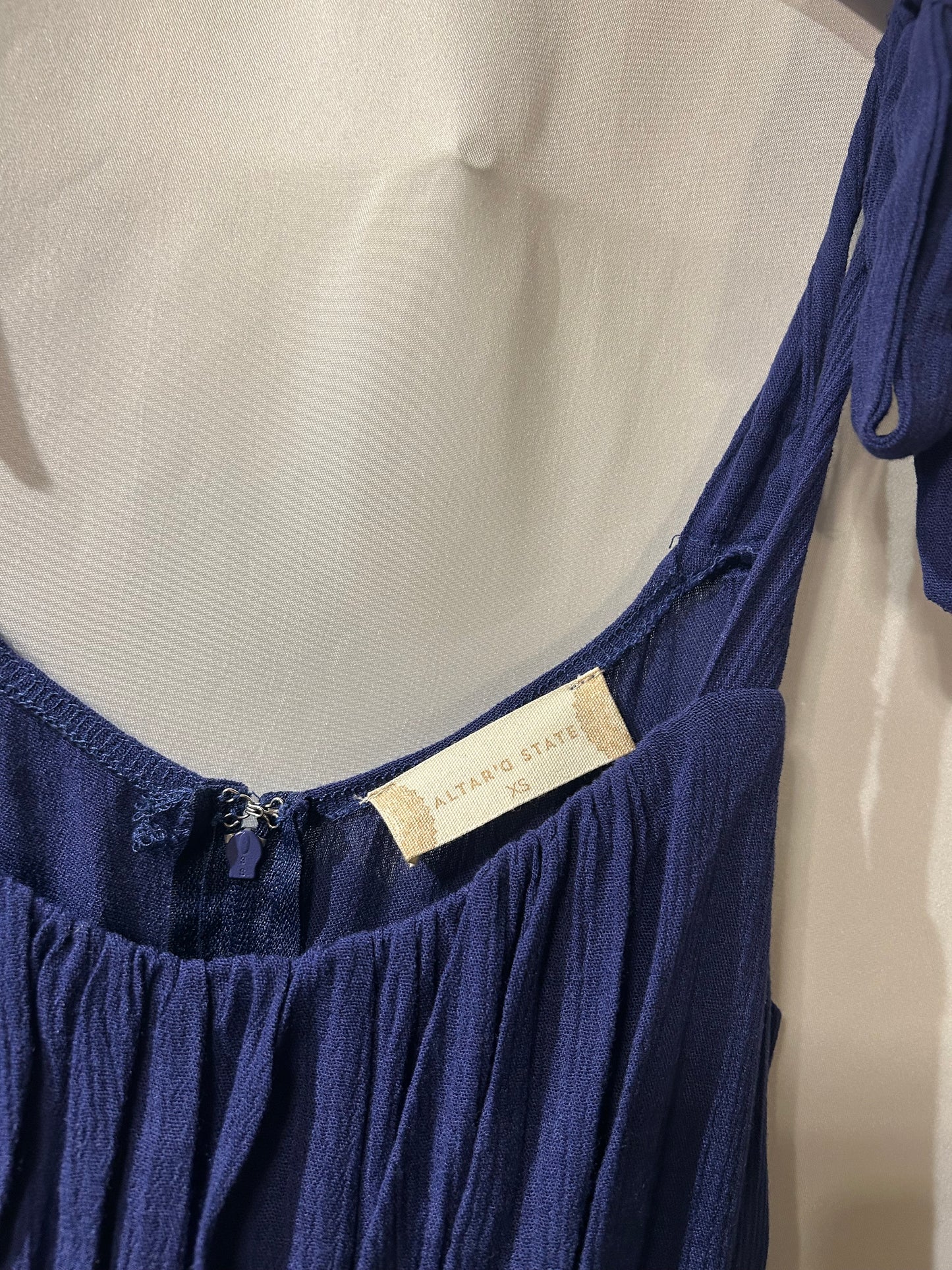 Altar'd State Navy Maxi Dress XS