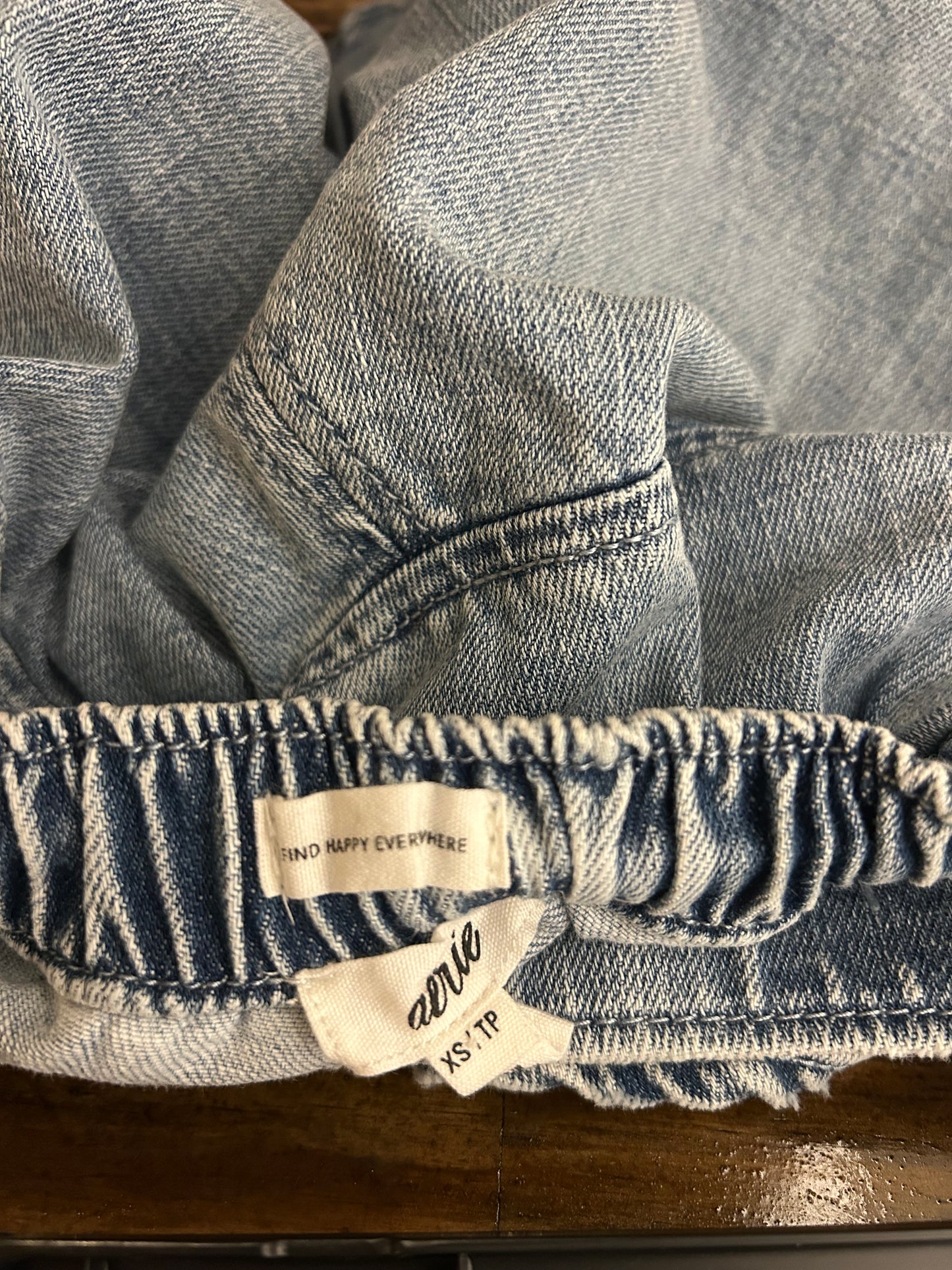 Aerie Jean Skirt XS