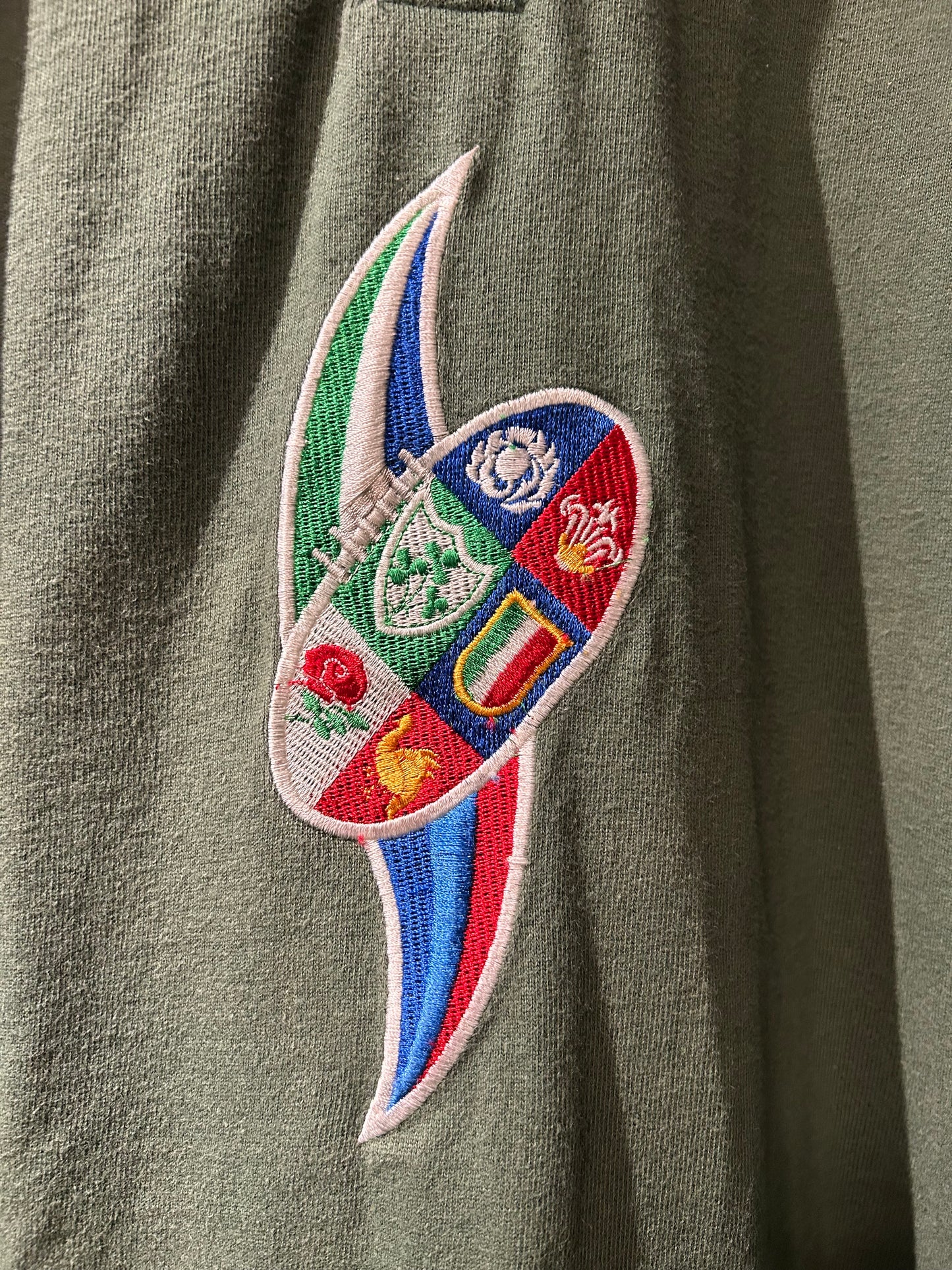 Vintage Total Rugby Six Nations Polo XL