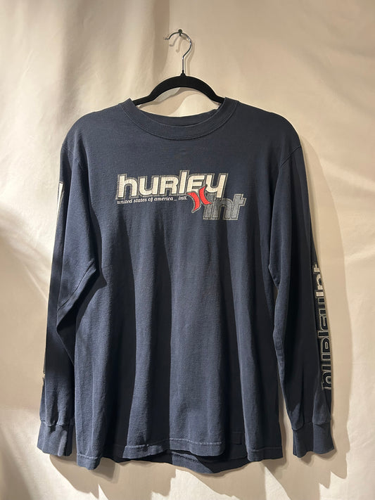 Hurley International Navy Long Sleeve L