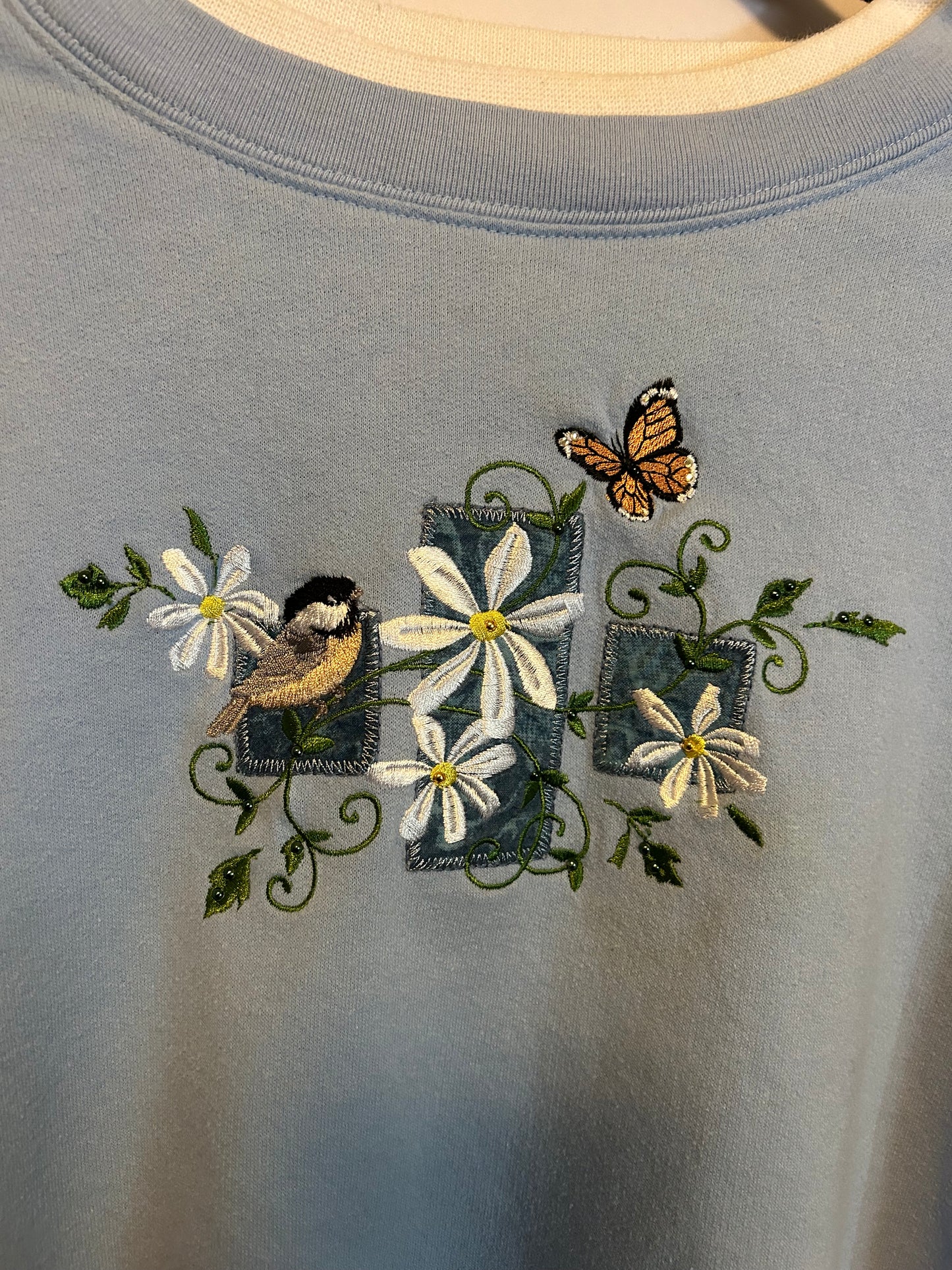 Decorated Originals Light Blue Sweatshirt XL