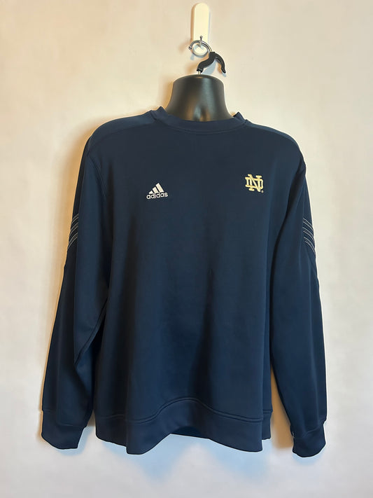 ND Navy Adidas Sweatshirt