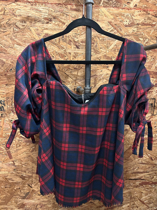 Do + Be Plaid Shirt S