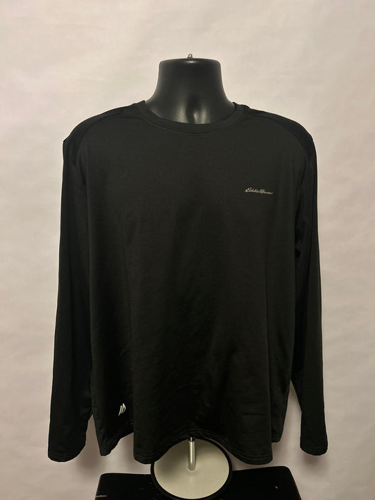 Eddie Bauer Black Dry-fit Long Sleeve Shirt XL