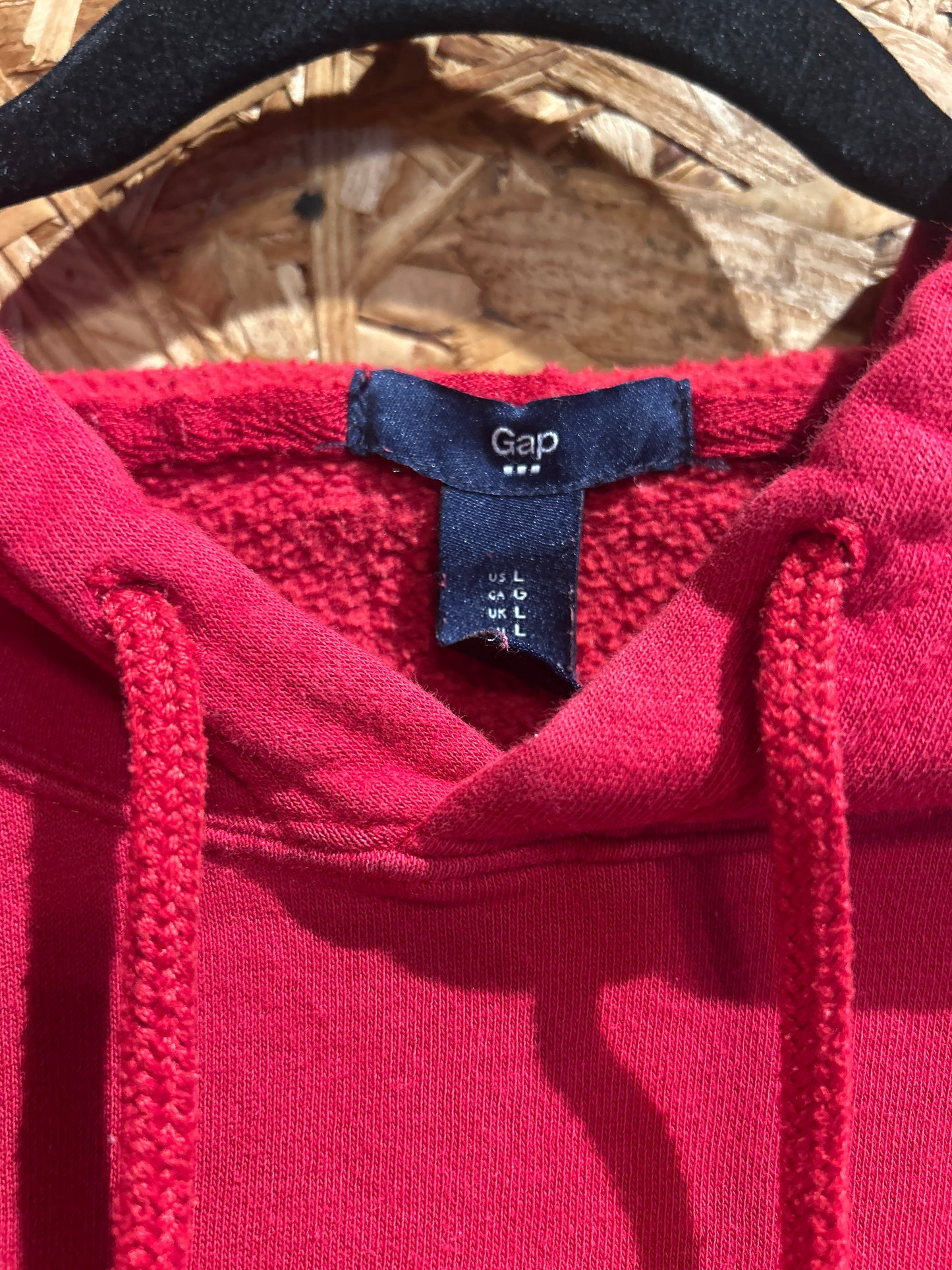 Vintage GAP Red & Blue Hoodie L