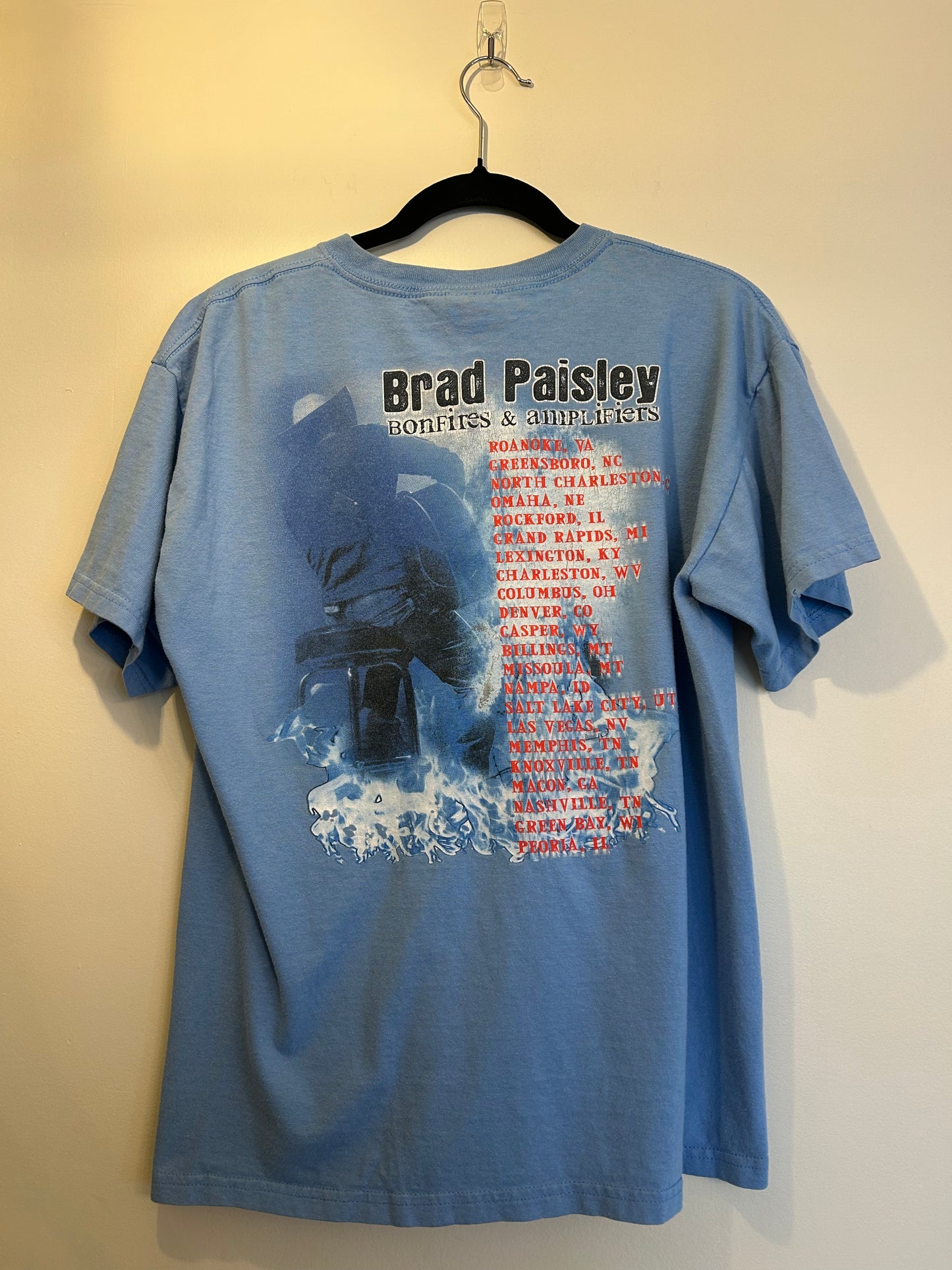 Brad Paisley Blue Tour T-Shirt M