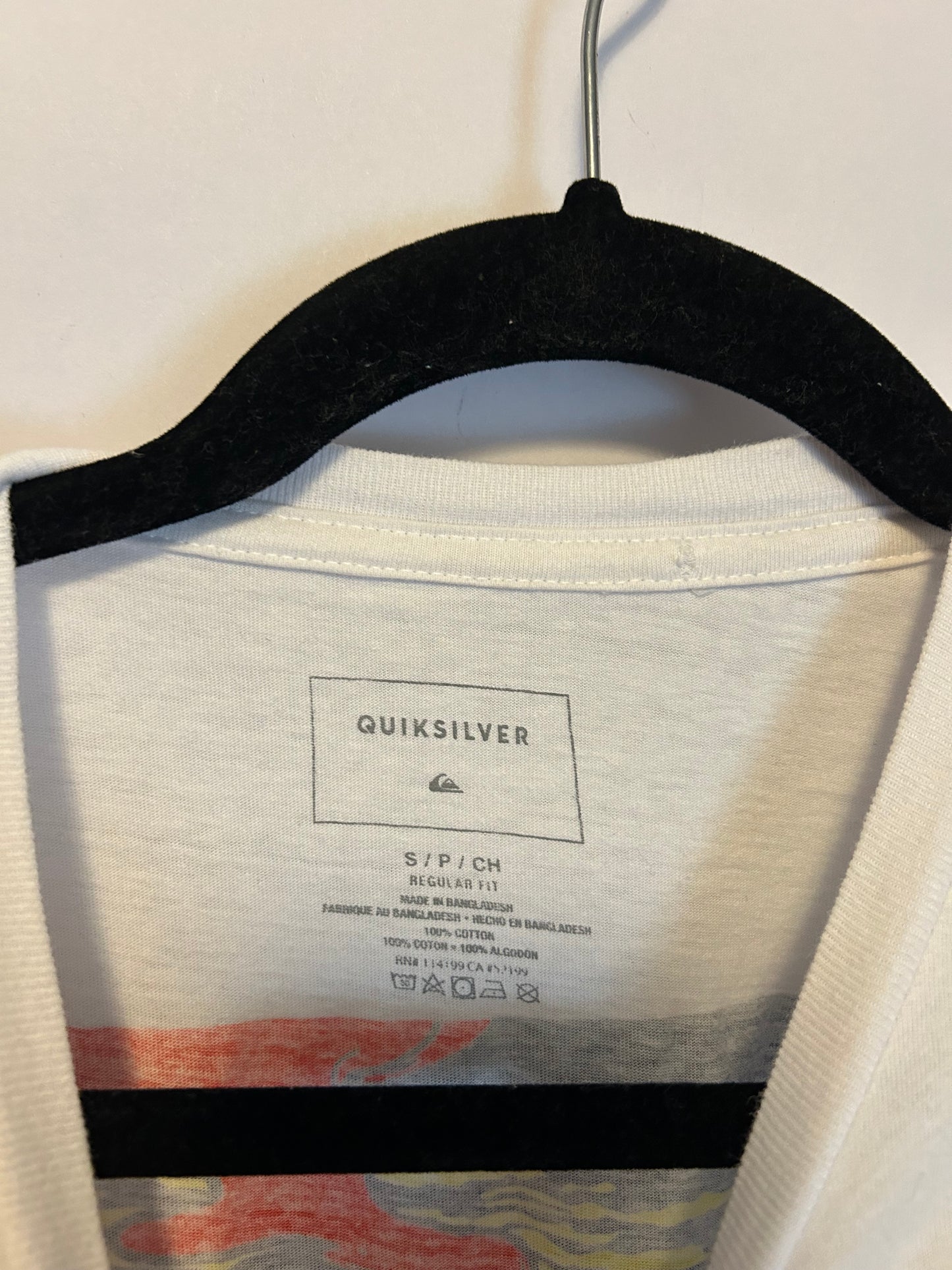 Quicksilver White T-Shirt S