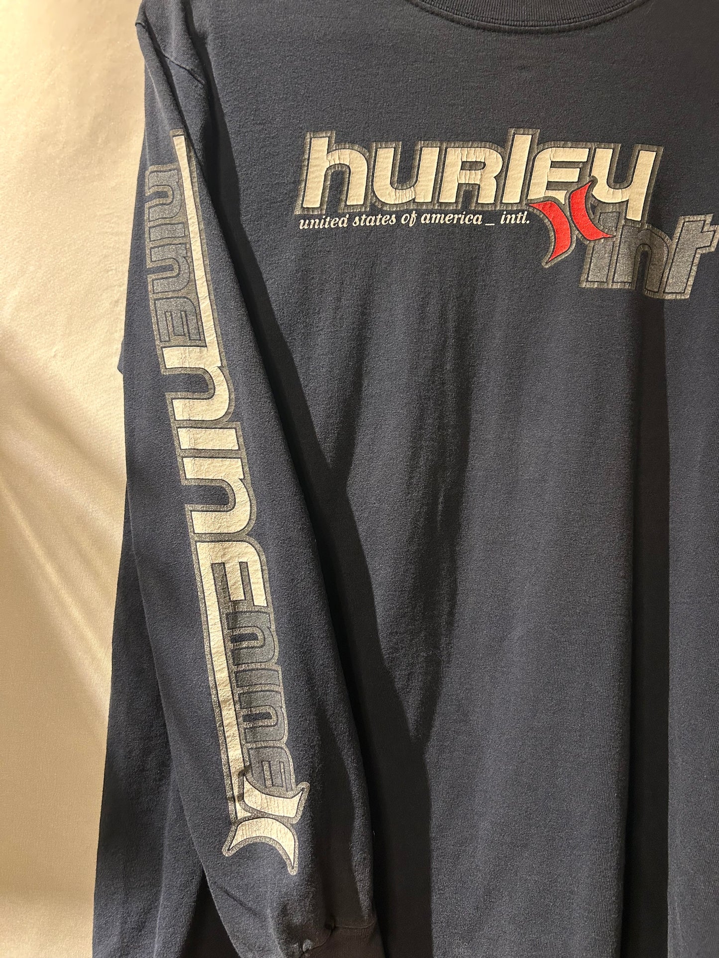 Hurley International Navy Long Sleeve L