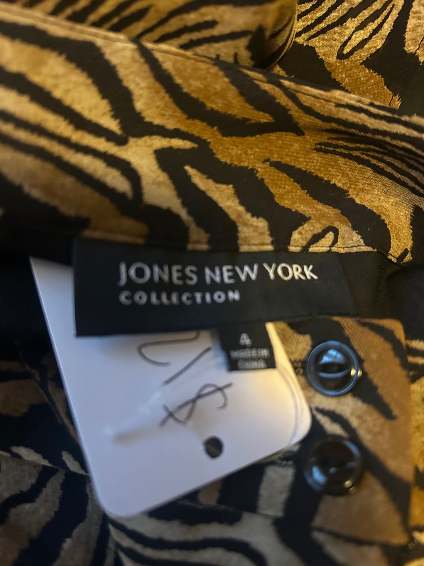 Jones New York Tiger Print Skirt S