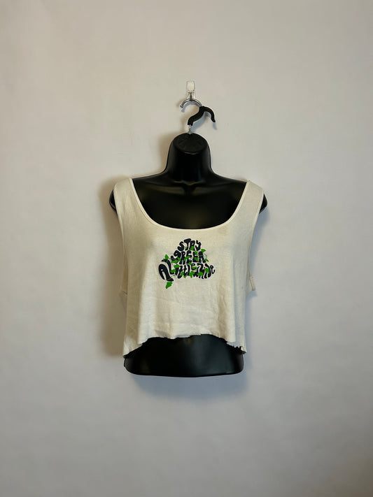 Stay Green Crop Tank XXL