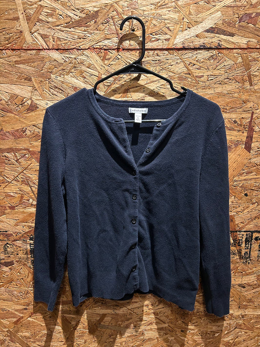 Croft & Barrow Navy Cardigan PL