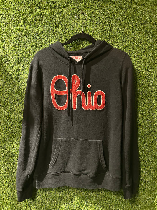 Scarlet & Gray Ohio Chenille Embroidered Sweatshirt M