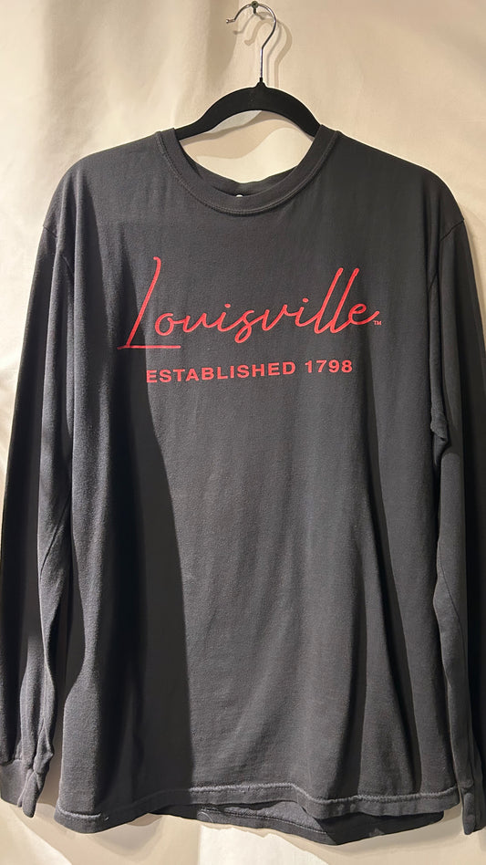 Louisville Black Long Sleeve L