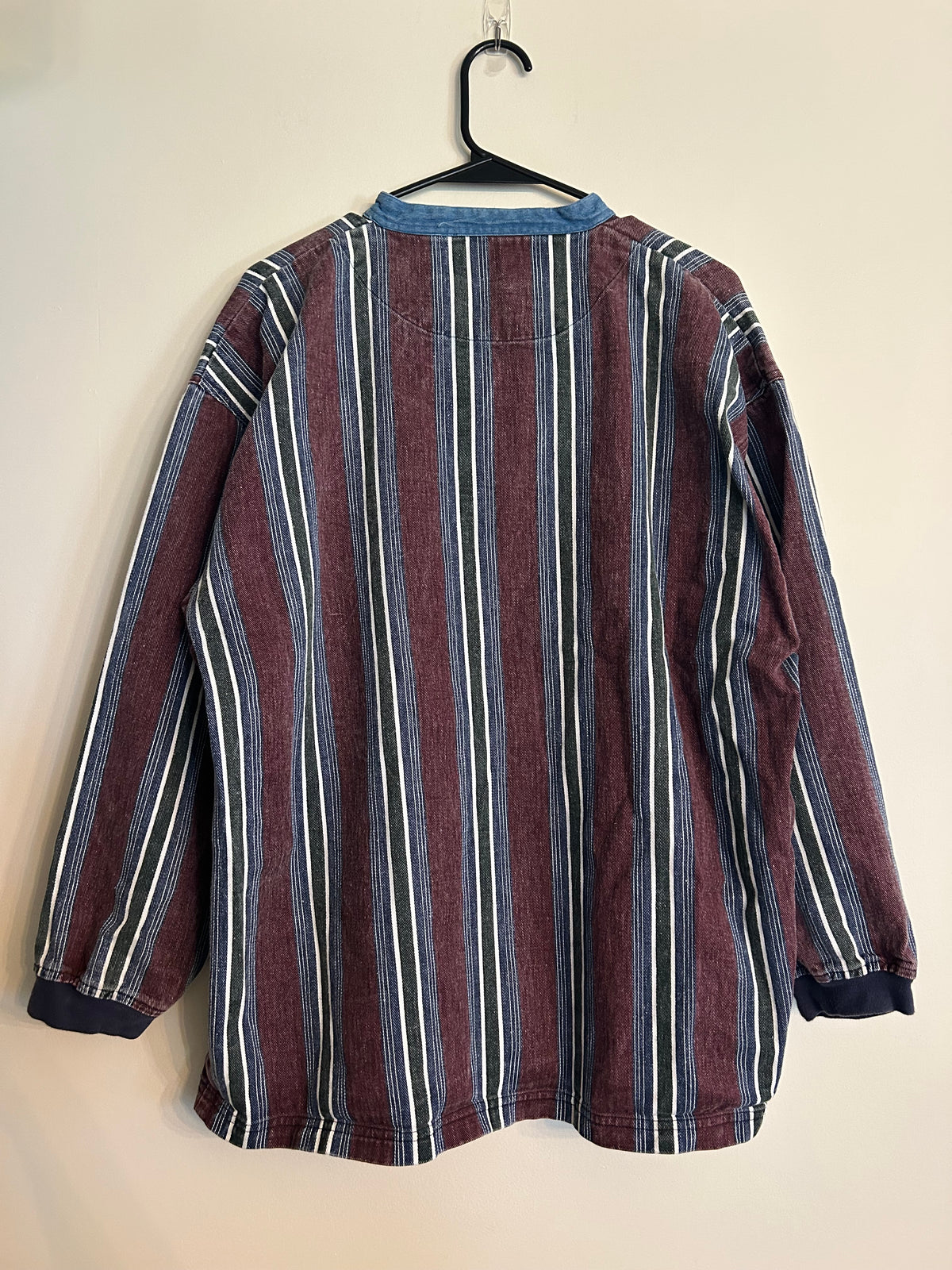 Vintage 90s Faded Glory Henley Shirt L