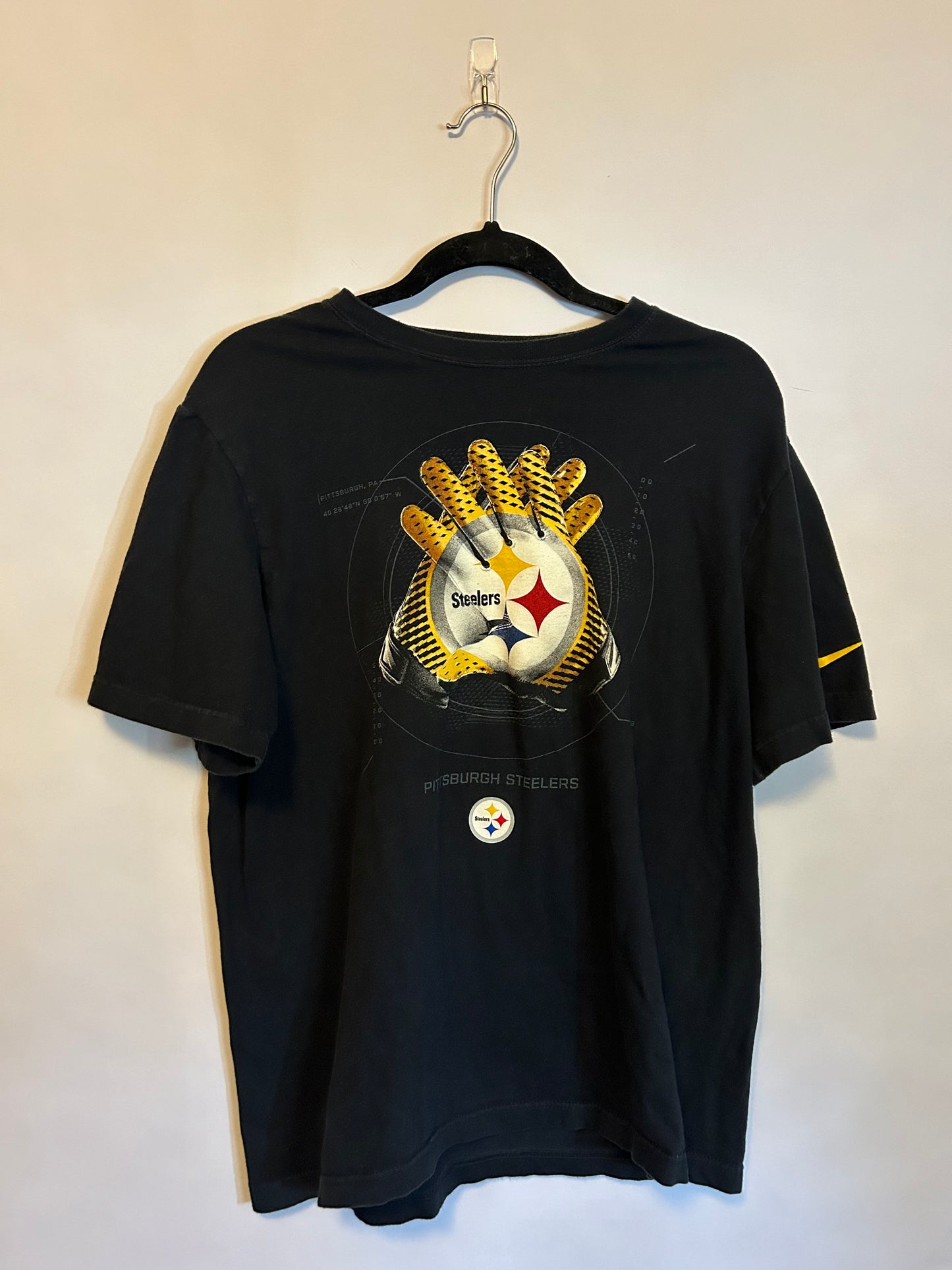 Nike Steelers Black T-Shirt L