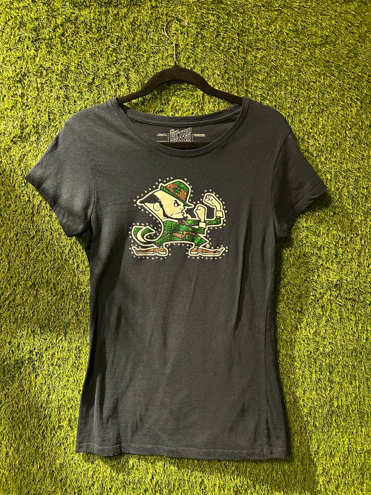 Retro Brand Navy ND T-Shirt M