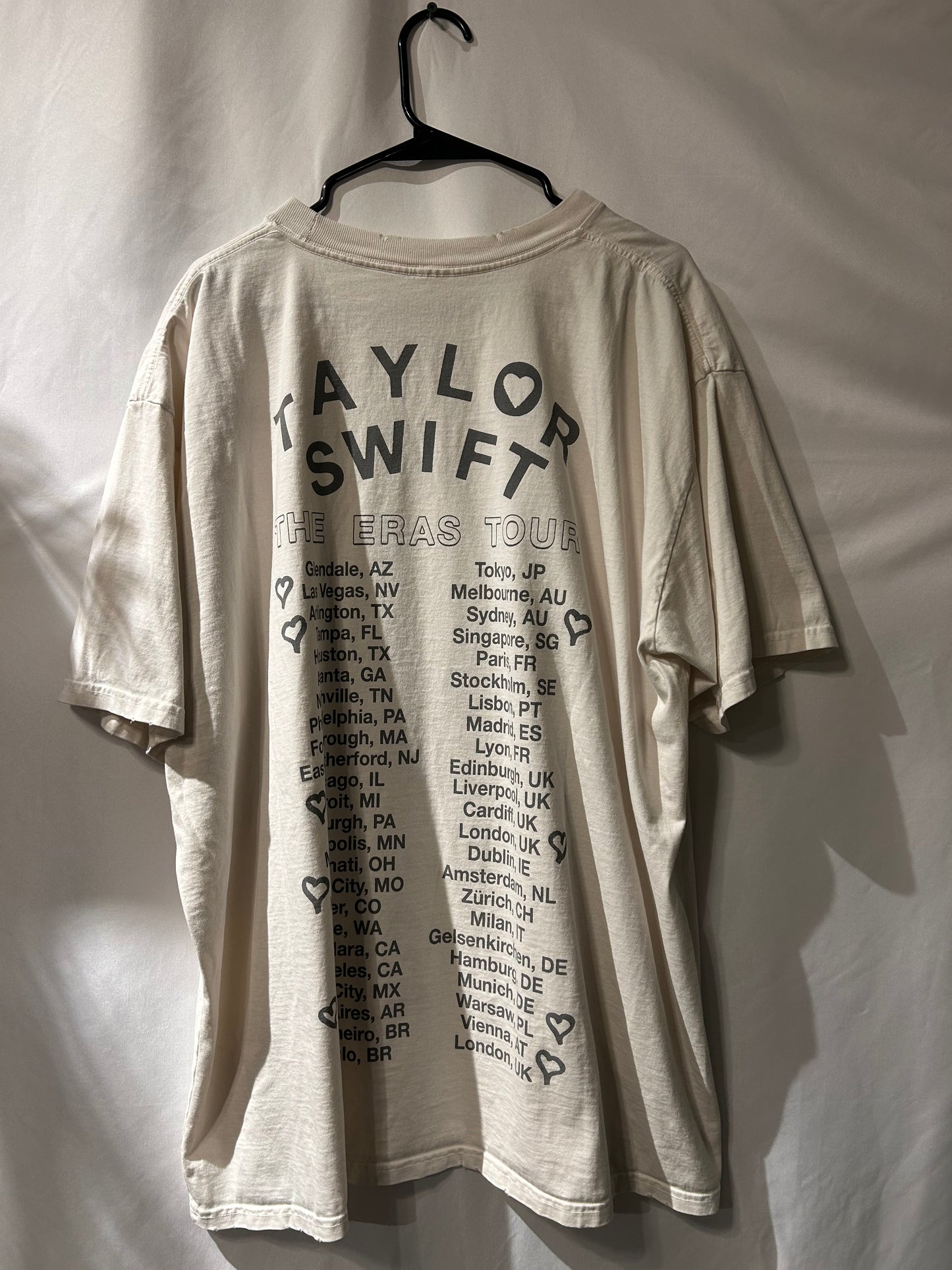 Taylor Swift Eras Tour T-Shirt XXL