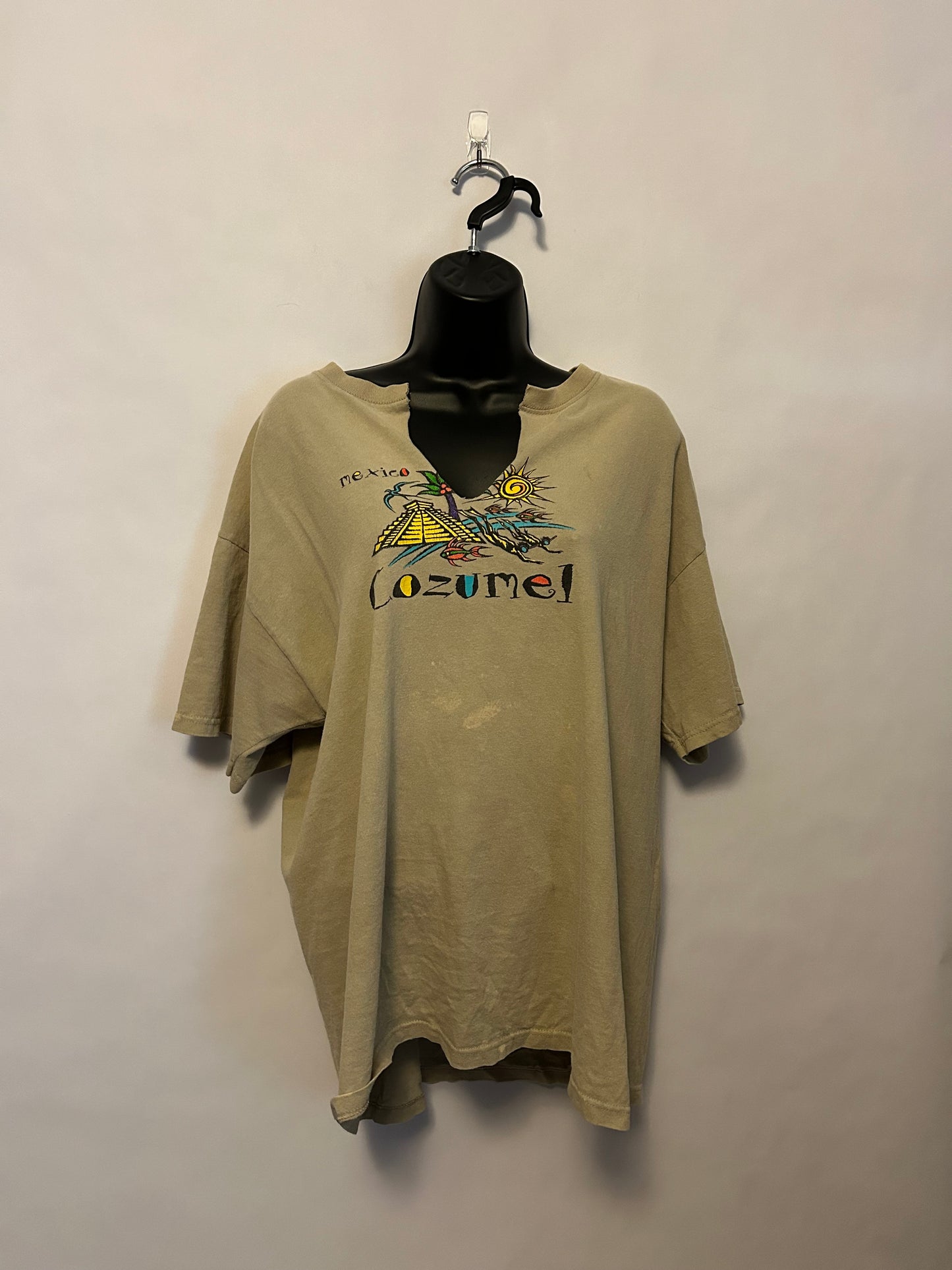 Cozumel Mexico Cut T-Shirt XL