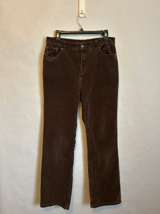 Charter Club Jeans Brown Corduroys 12