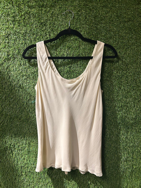 Jones&Co Butter Yellow Flowy Tank 8