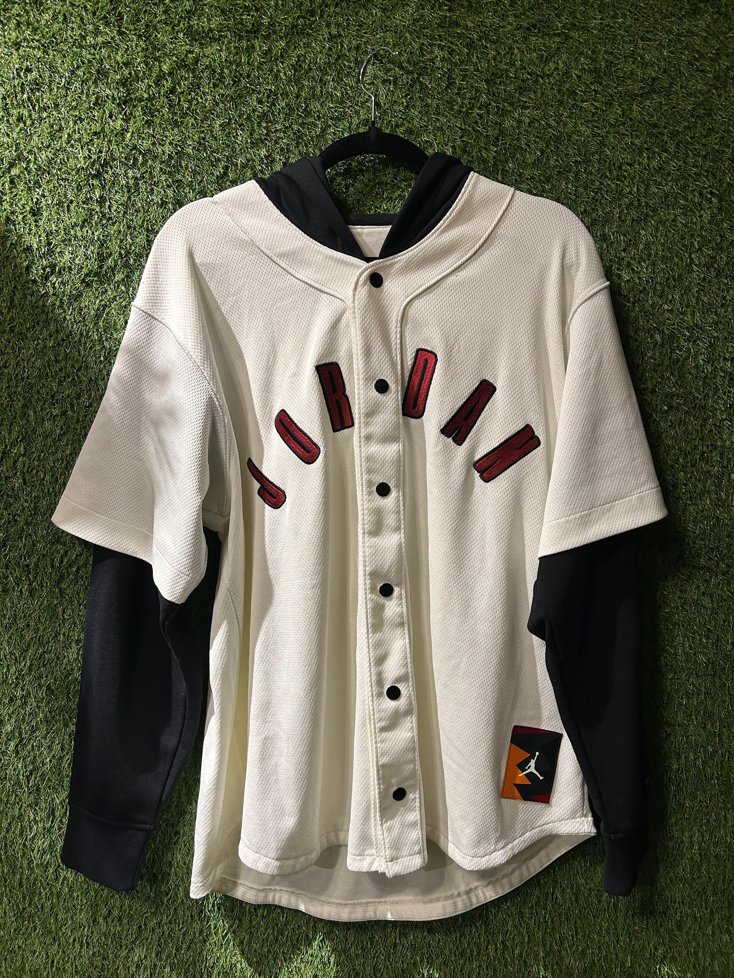 Jordan Button Up Hoodie L