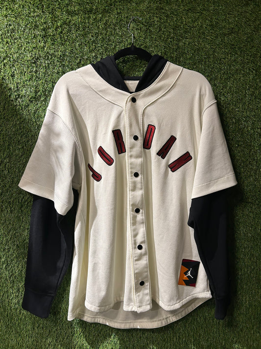Jordan Button Up Hoodie L