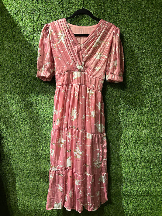 Pink Maxi Dress M