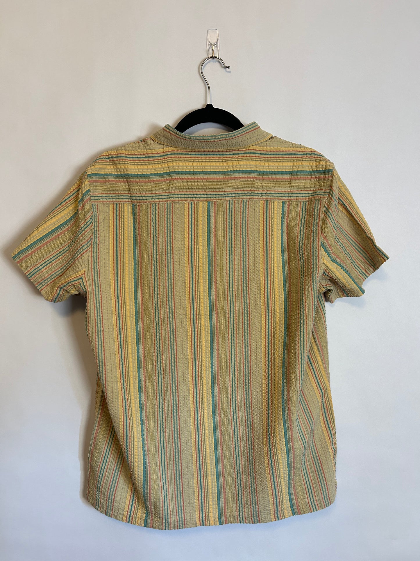 Free Planet Striped Button Up M