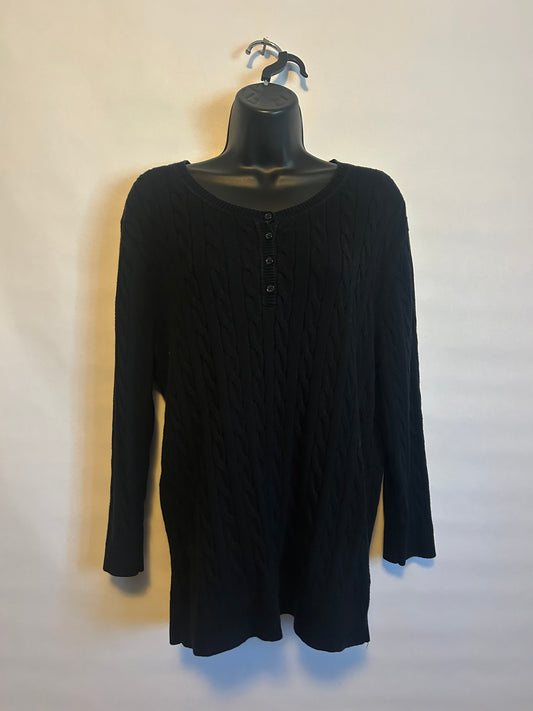 Croft & Barrow Black Sweater XL