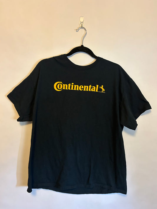 Continental Black T-Shirt XL