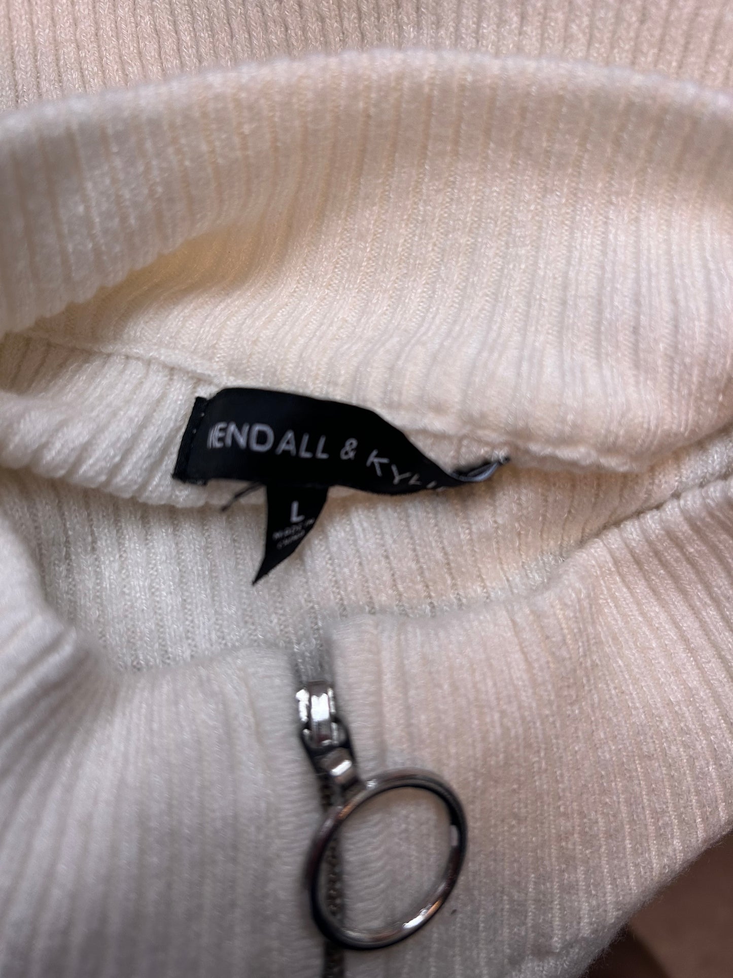 Kendall & Kylie Zip Up Sweater L