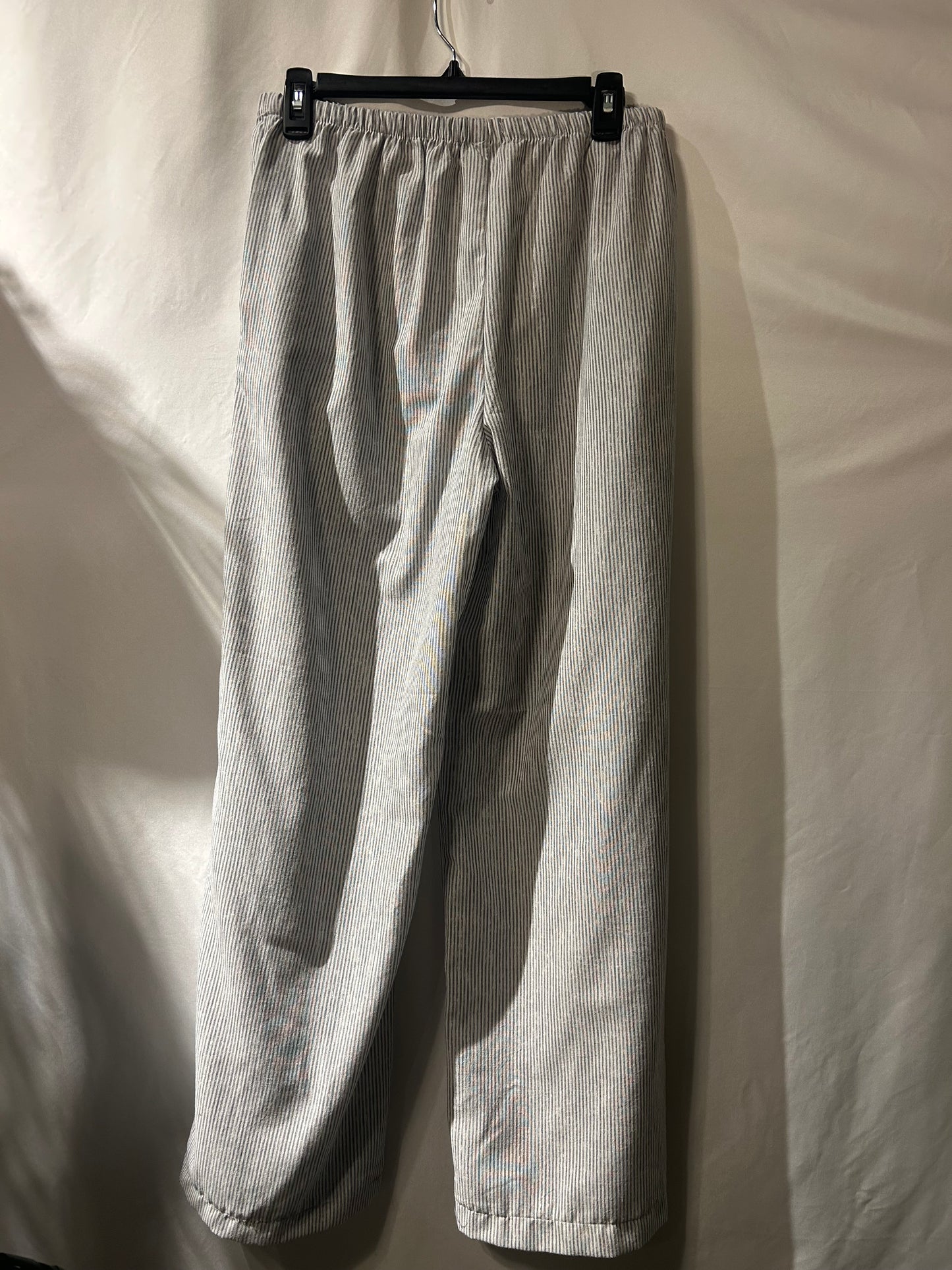 Blue & White Striped Pants M/L