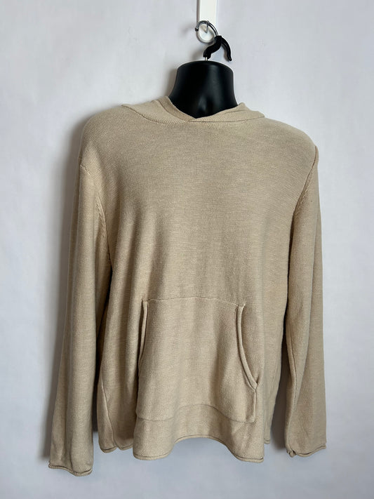 Original Weatherproof Vintage Knit Tan Sweatshirt L