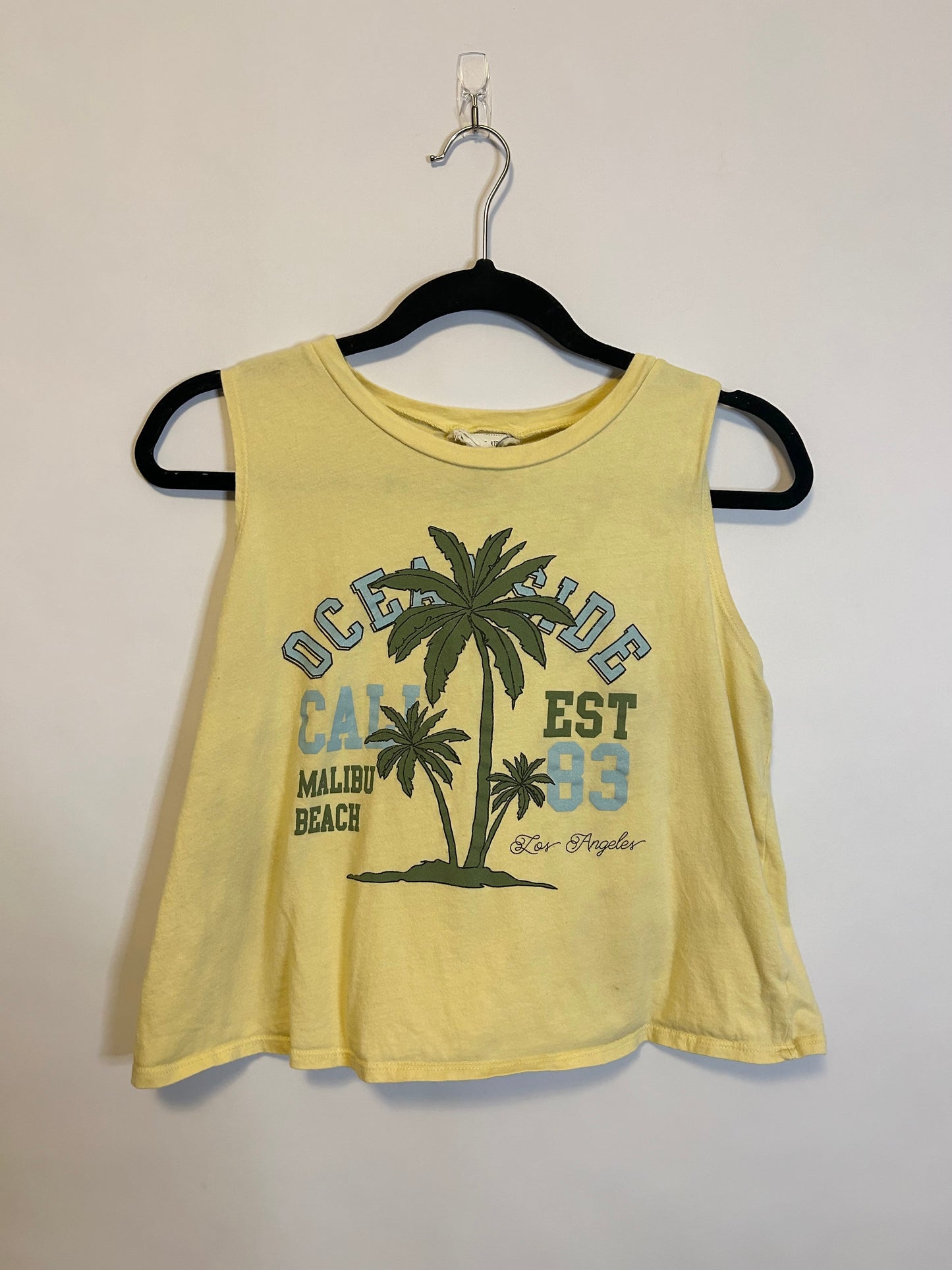 Oceanside Yellow Tank Top L