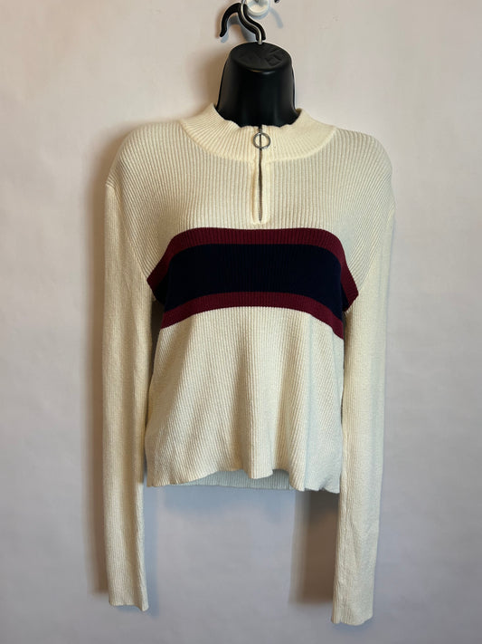 Kendall & Kylie Zip Up Sweater L