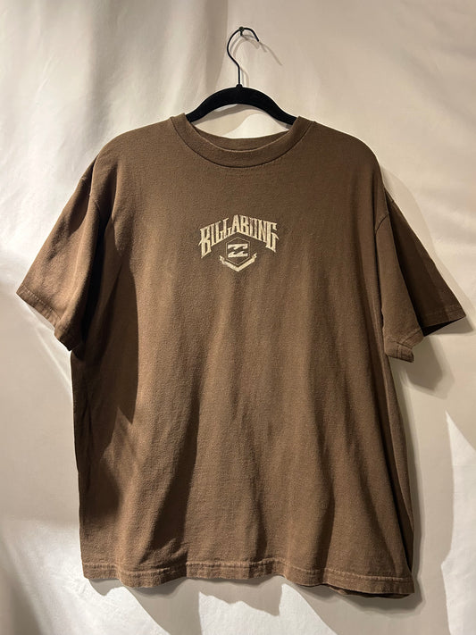 Y2K Surf Billabong Brown T-Shirt L