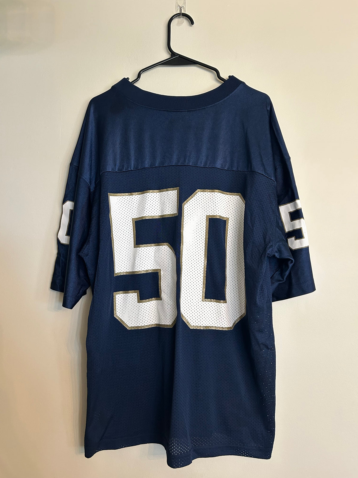 ND Navy #50 Jersey XL