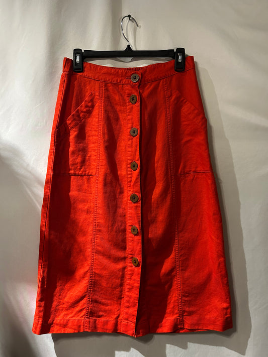 Universal Thread Red Orange Skirt S