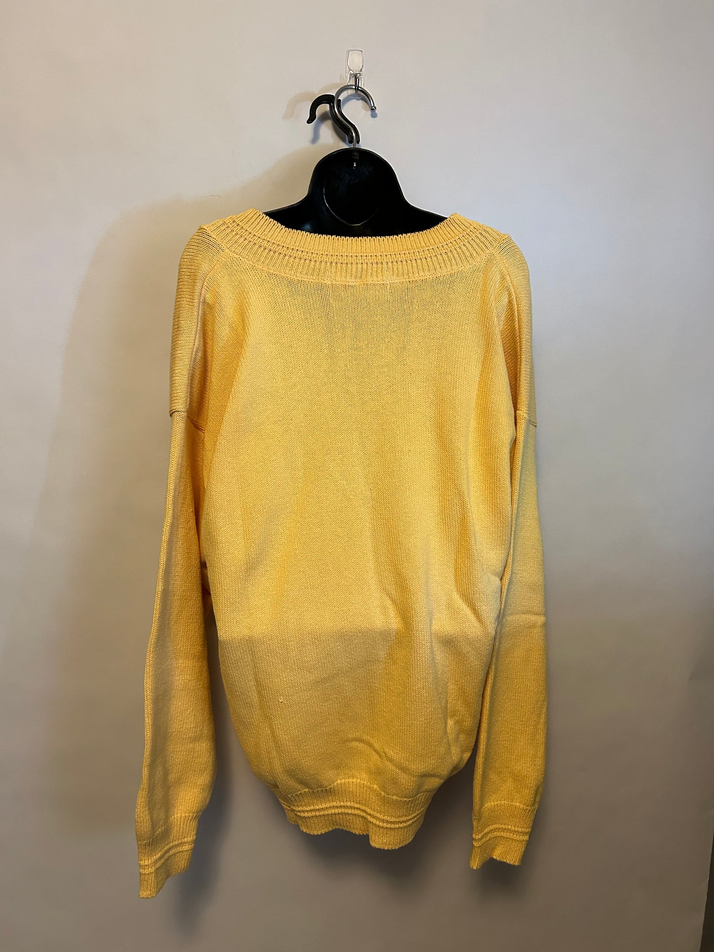 Scottish Isle Yellow Sweater L