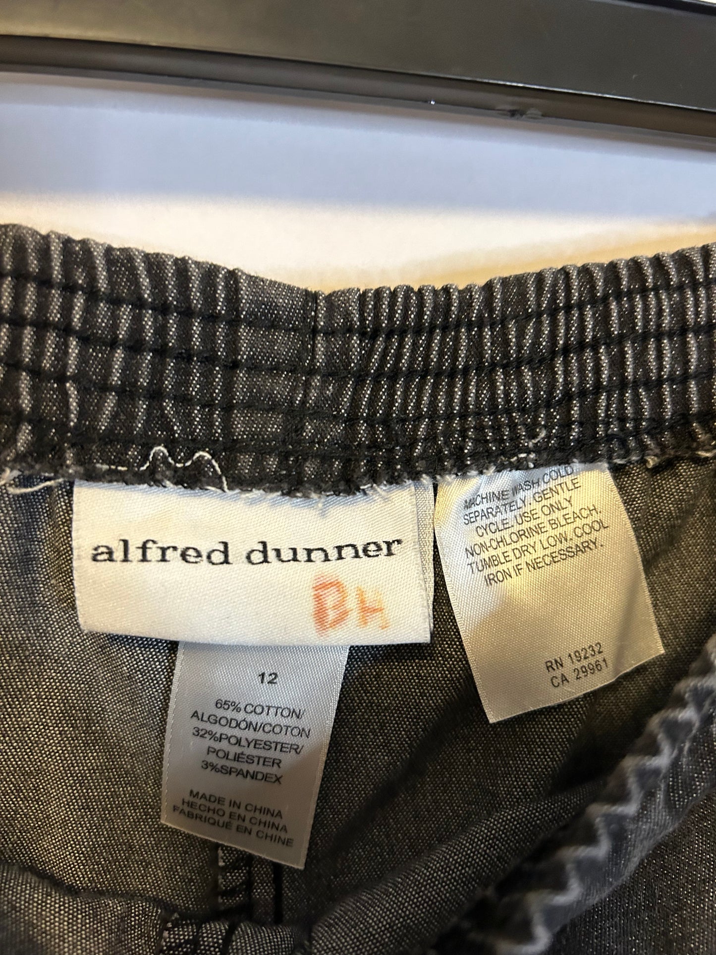 Alfred Dunner Black Pants 12