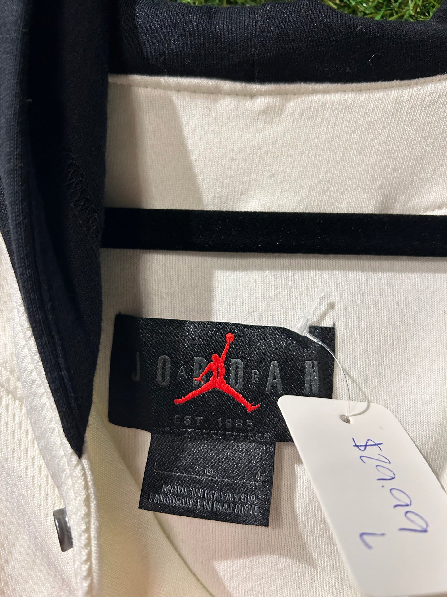 Jordan Button Up Hoodie L
