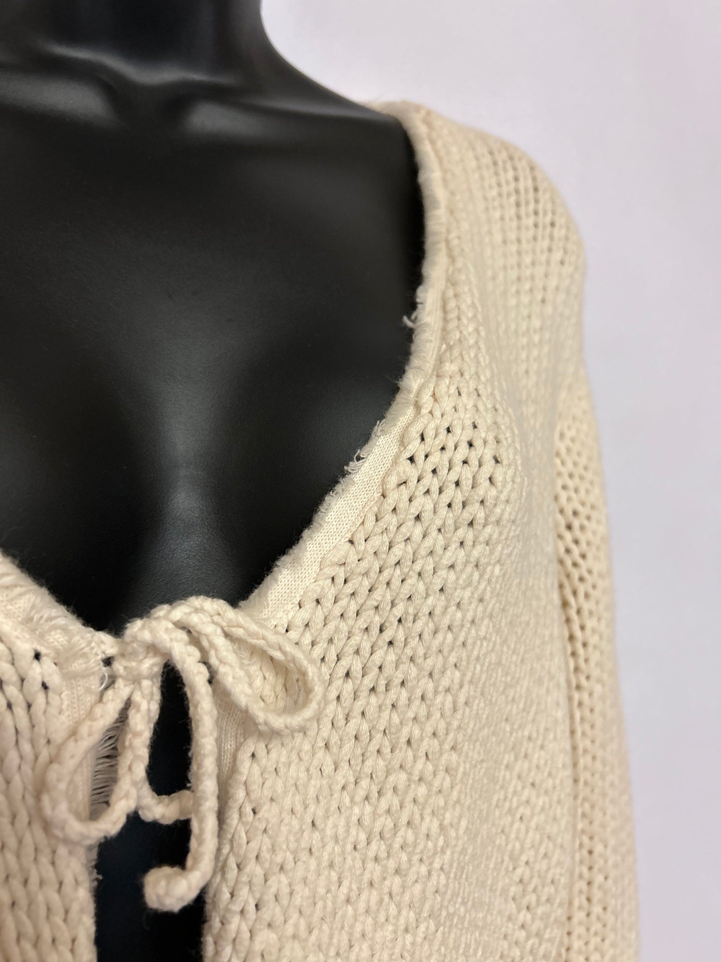 Christopher&Banks Cream Sweater M