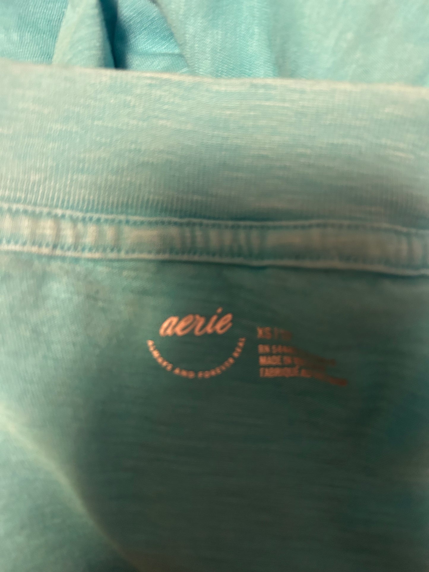 Aerie Teal Oversized T-Shirt M