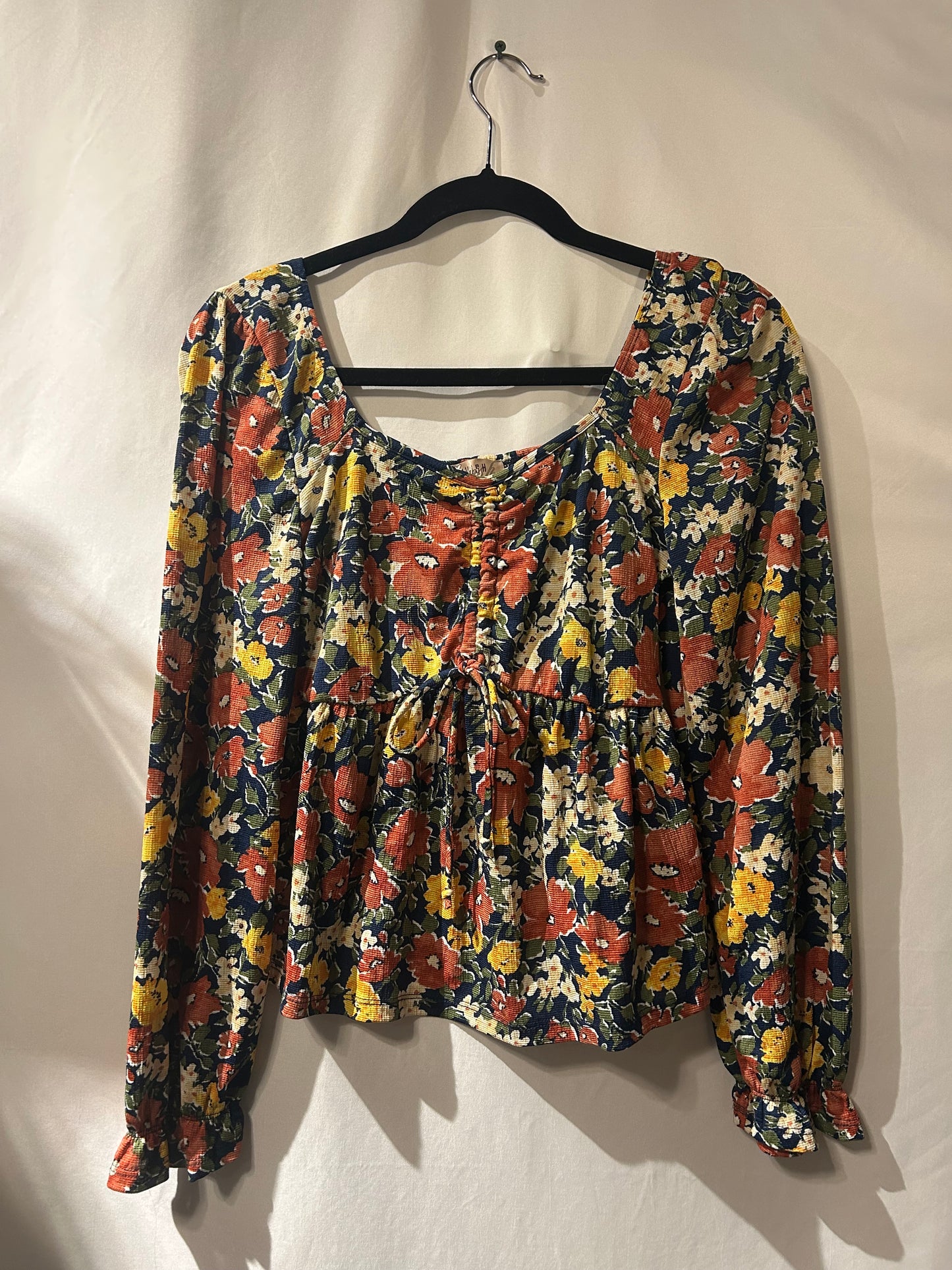 Lavish Floral Long Sleeve L