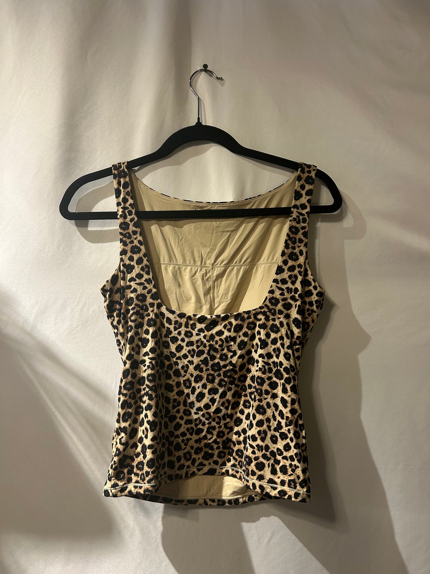 Suuksess Cheetah Print Tank with Built in Bra M