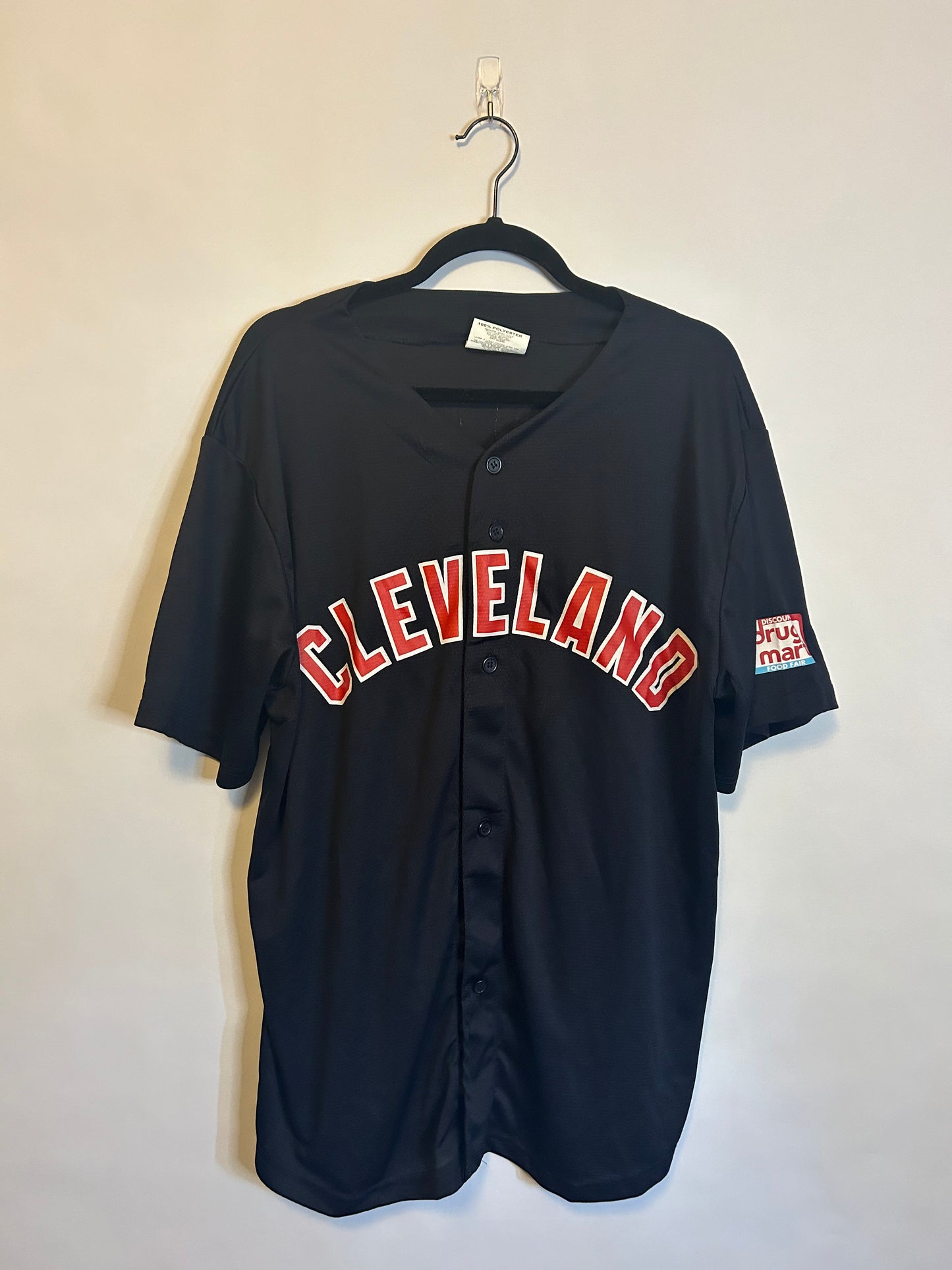 Cleveland Baseball Jersey Navy XL