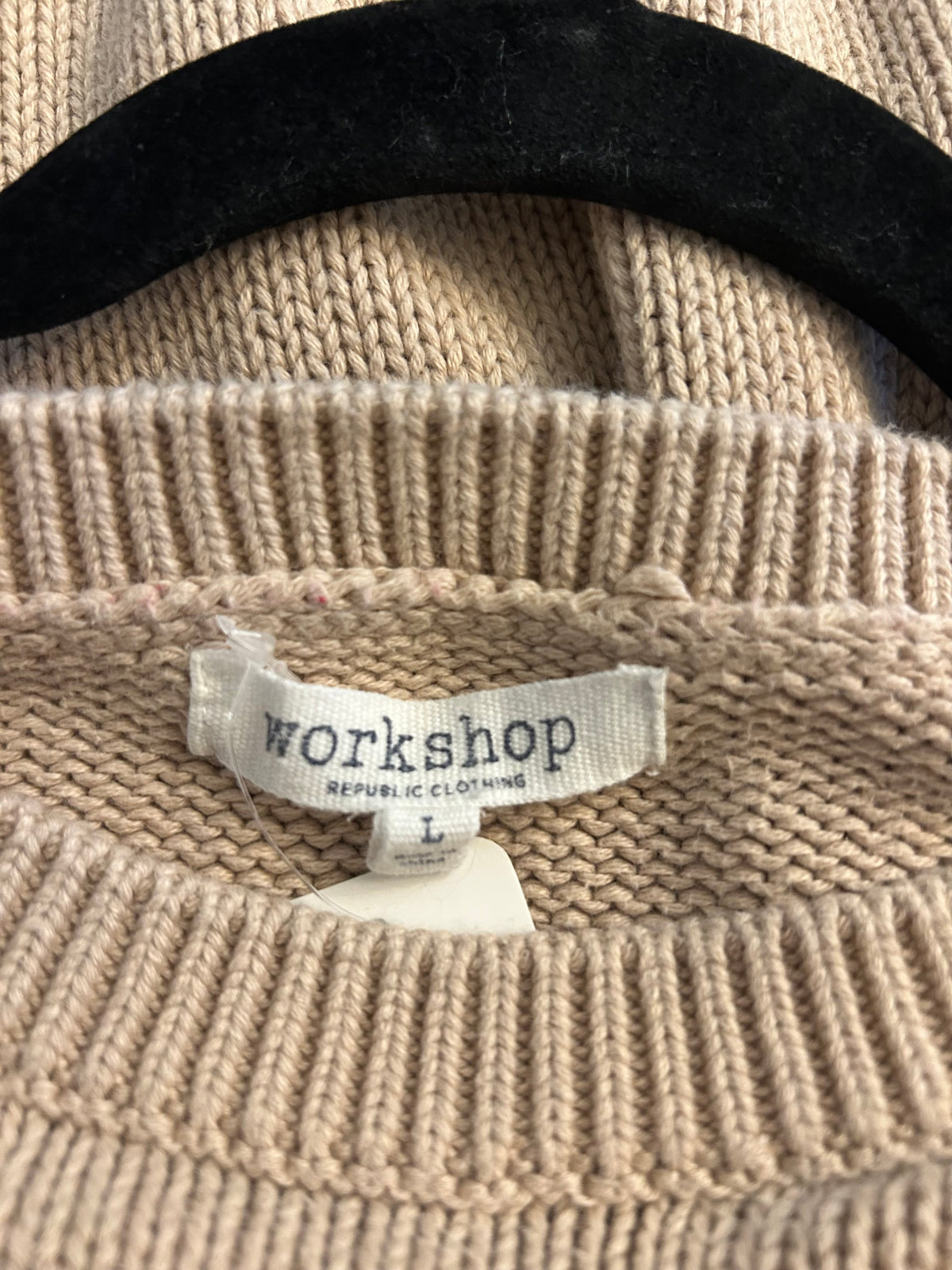 Workshop Tan Sweater L